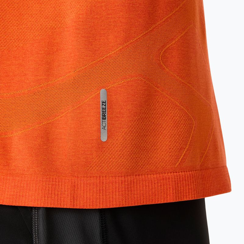 Pánske bežecké tričko ASICS Road Seamless Top energy orange 5