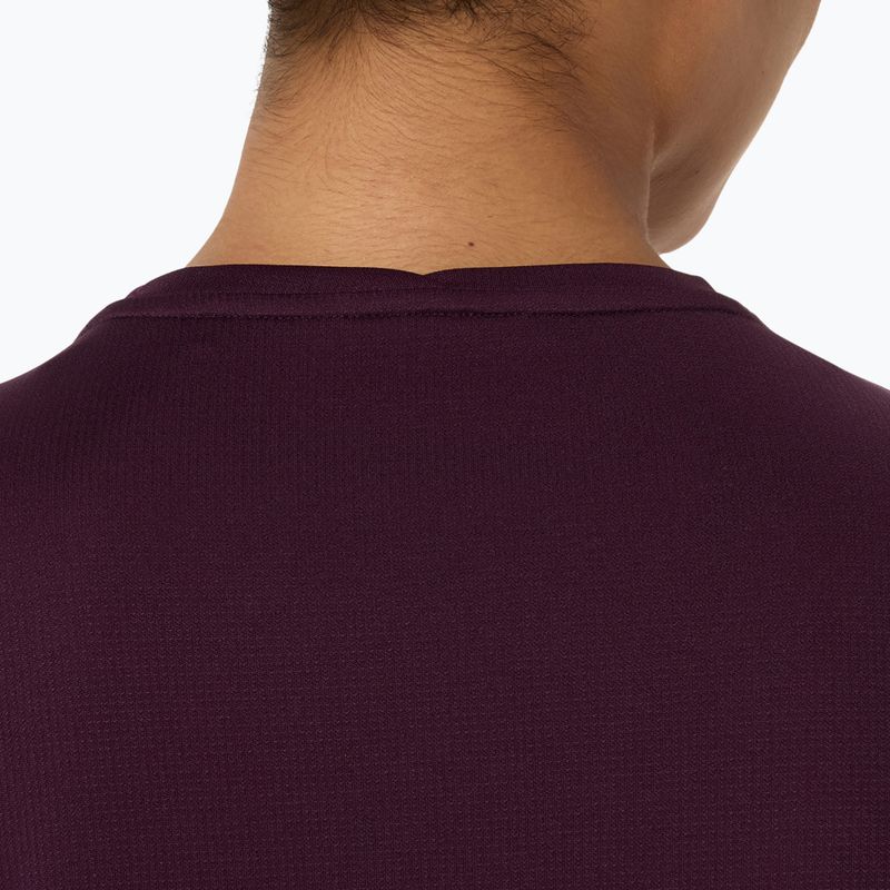 Dámske bežecké tričko Asics Fujitrail Logo Ss Top Dark Aubergine 6