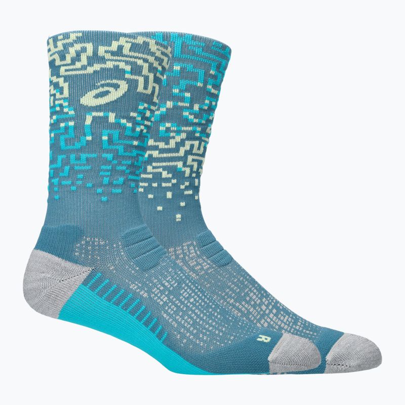 Ponožky ASICS Performance Run Crew foggy teal/energy aqua