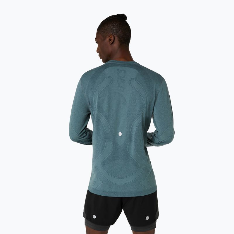 Pánsky bežecký longsleeve ASICS Road Seamless foggy teal 3