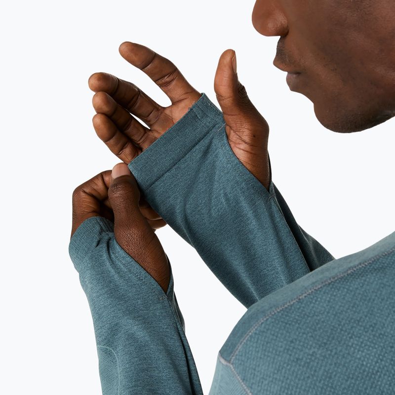 Pánsky bežecký longsleeve ASICS Road Seamless foggy teal 7