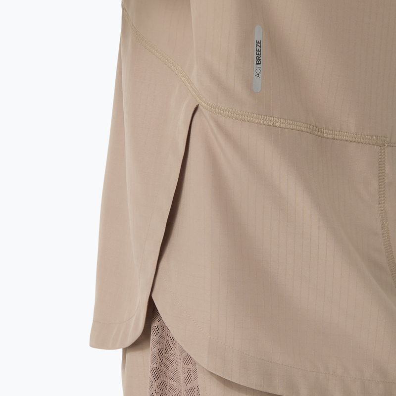 Dámska bežecká bunda ASICS Nagino Run Adjustable Jacket greige 8