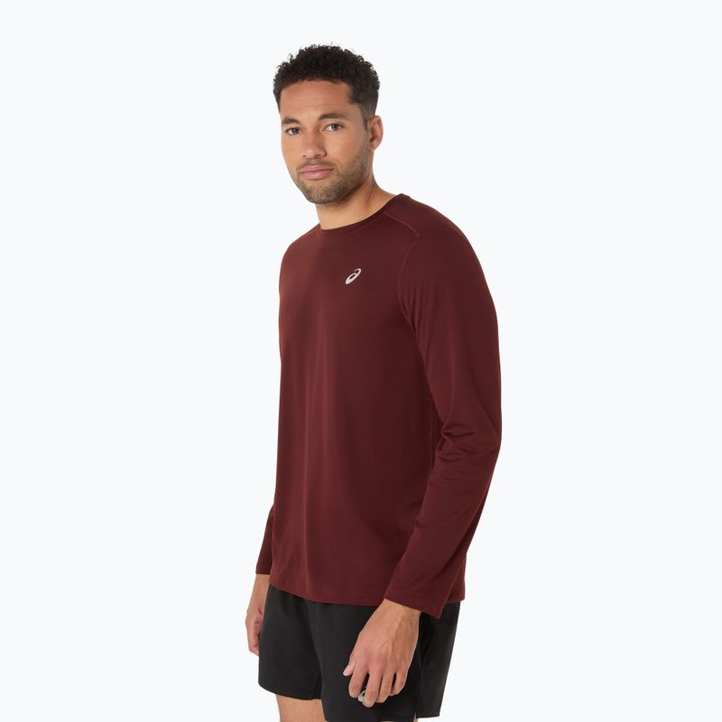 Pánske bežecké tričko longsleeve ASICS Core Top cream 4