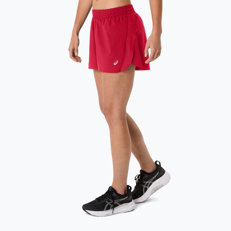 Dámske bežecké šortky Asics Core Split Short Speed Red 4