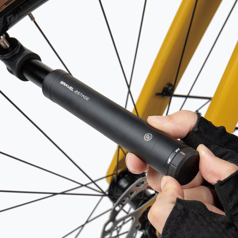 Cyklistická pumpa Topeak Gravel 2Stage čierna T-TGV-2STG 2