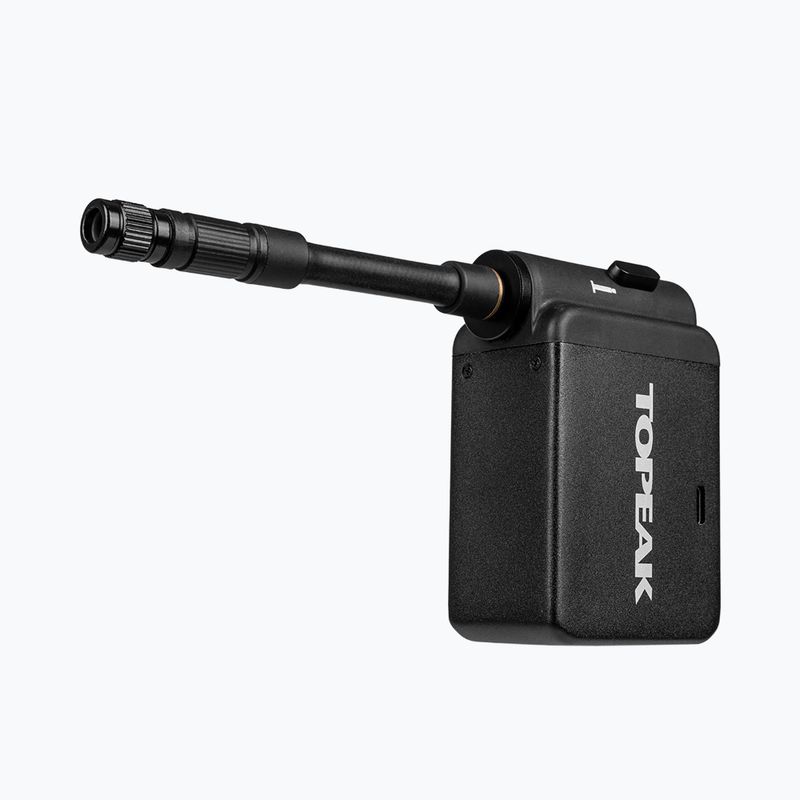 Cyklistická pumpa Topeak E-Booster Digital 7,4V/600mAh 120psi šedá 2