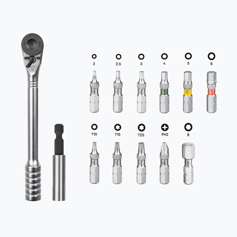 Kľúč na bicykel Topeak Ratchet Rocket Essential HD čierny 3
