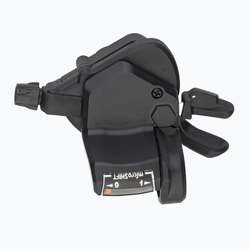 Rukoväte prehadzovača s optickým indikátorom vpravo + vľavo microSHIFT TS39 2x9 Thumb Tap 2