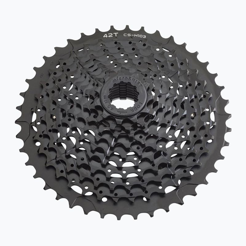 Cyklistická kazeta microSHIFT XLE CS-H103A H-serier 10 rz 11-42T