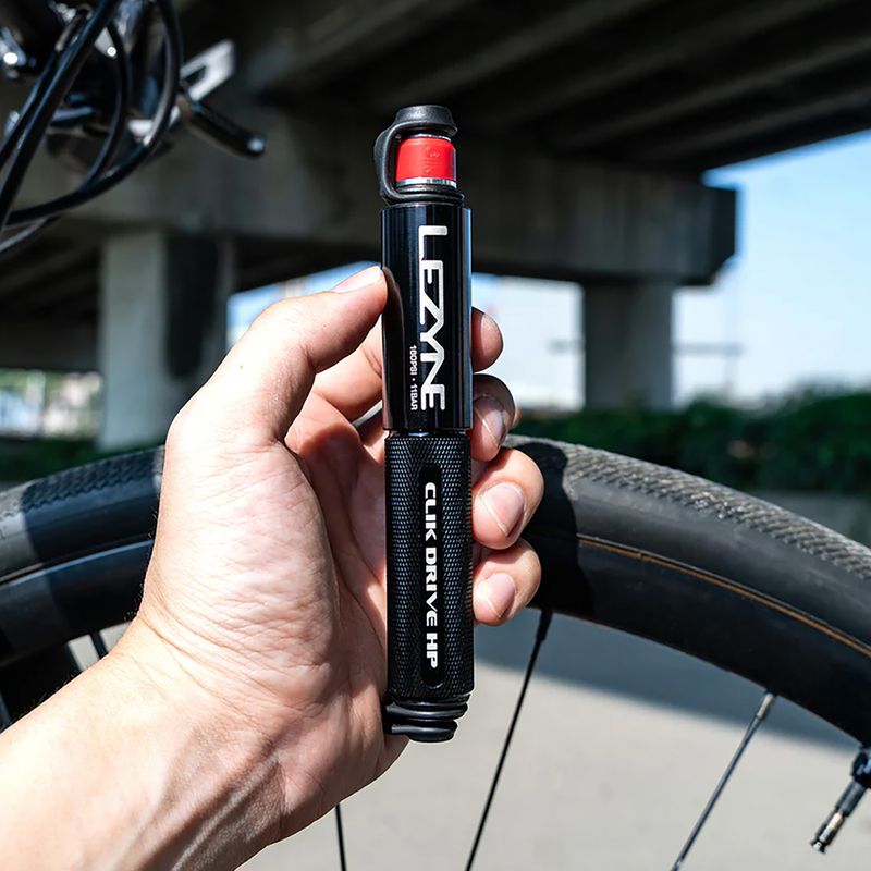 Pumpa na bicykel Lezyne Clik Drive HP 160psi black 6