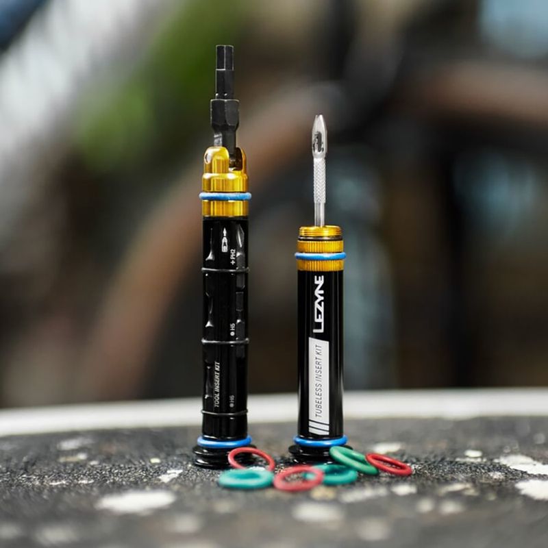 Súprava náradí Lezyne Dual Insert Kit L čierna/zlatá 7