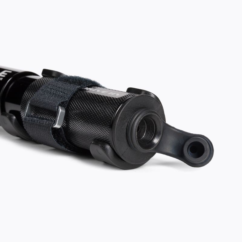 Lezyne POCKET DRIVE HV ABS FLEX HOSE 90psi cyklistická pumpa krátka čierna LZN-1-MP-PKDRHV-V104 4
