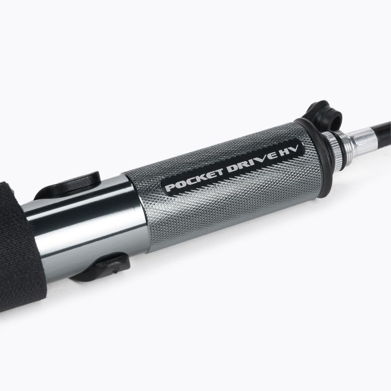 Čerpadlo na bicykel Lezyne Pocket Drive Hv Abs Flex Hose čierne LZN-1-MP-PKDRHV-V119 3