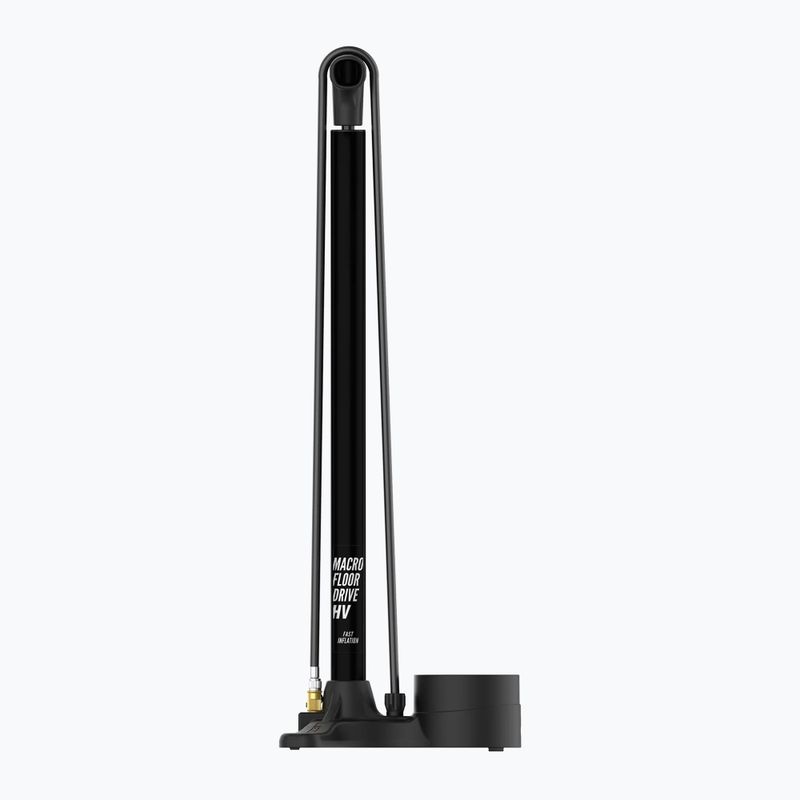 Cyklistická pumpa Lezyne Macro HV Floor Drive DV 100psi plochá čierna 4