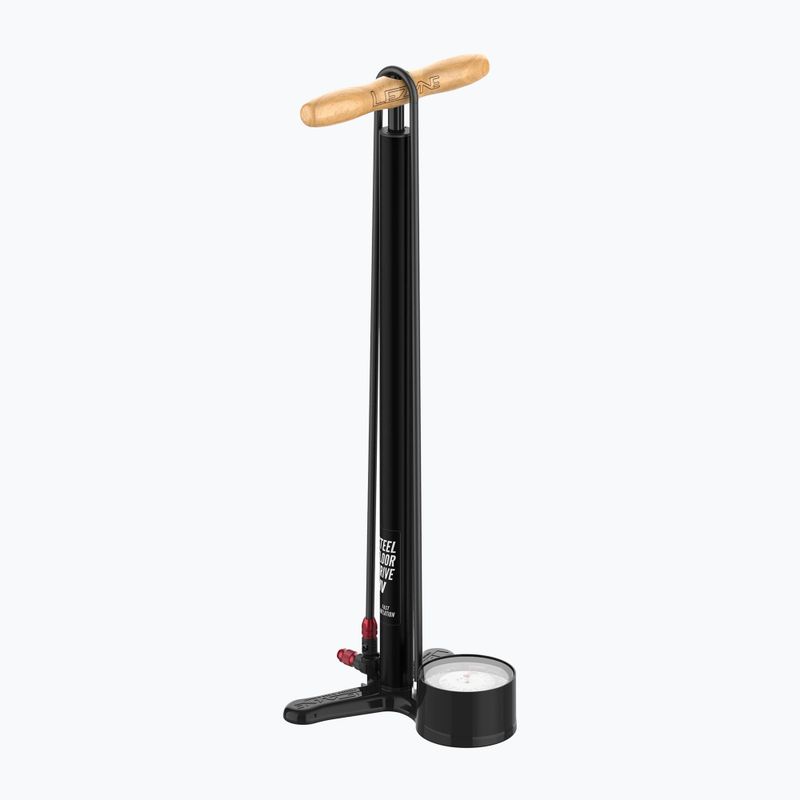 Pumpa na bicykel Lezyne Steel HV Floor Drive 3.5 100psi flat black
