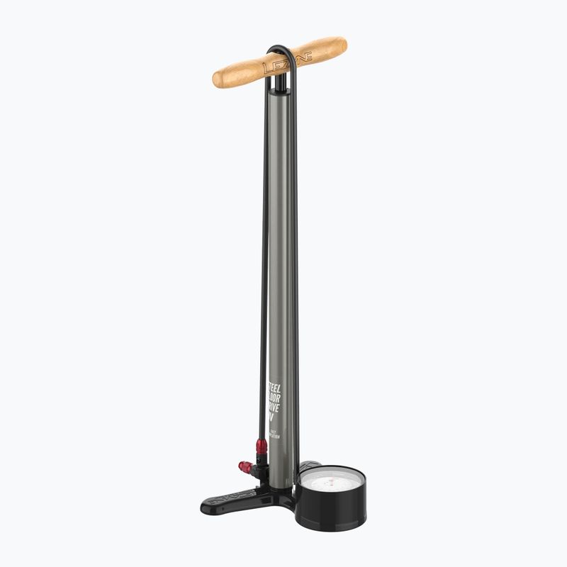 Pumpa na bicykel Lezyne Steel HV Floor Drive 3.5 100psi flat black 2