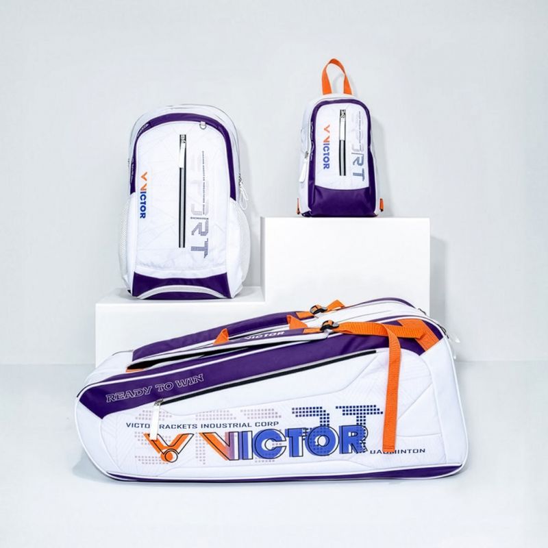 Taška na bedminton VICTOR BR5223 Limited white/purple 2