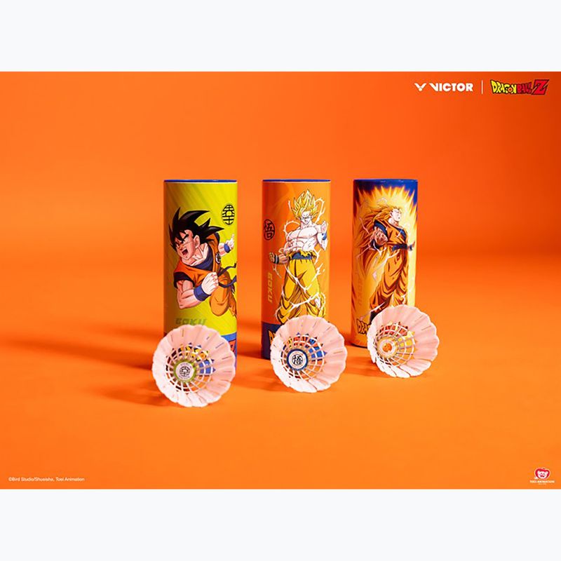 Loptičky na bedminton VICTOR Dragon Ball Z Synthetic 3 ks  sodalite blue 2