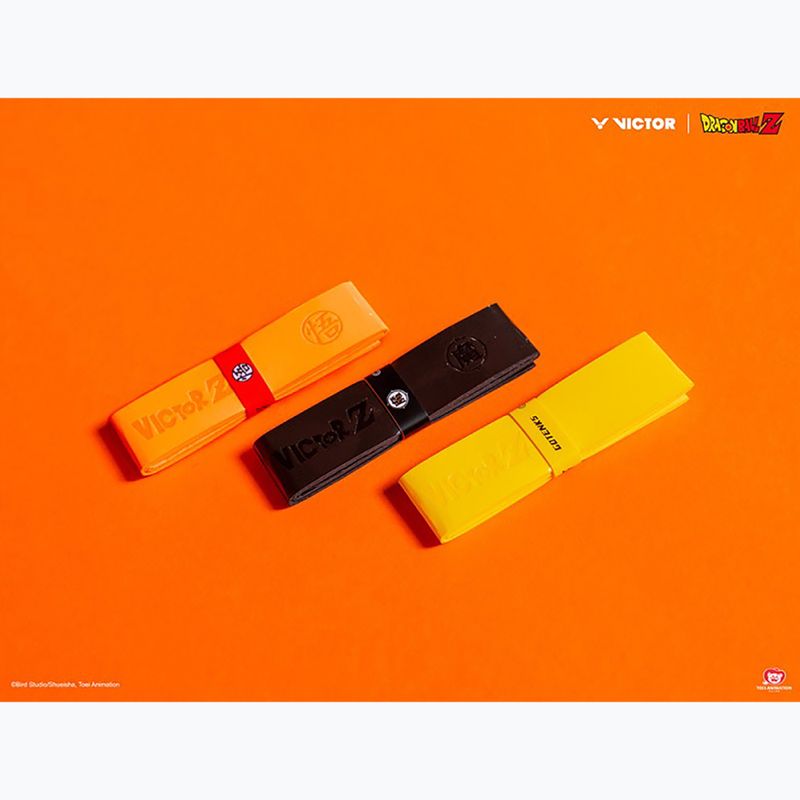 Omotávka na bedmintonovú raketu VICTOR Dragon Ball Z Grip neon orange 2