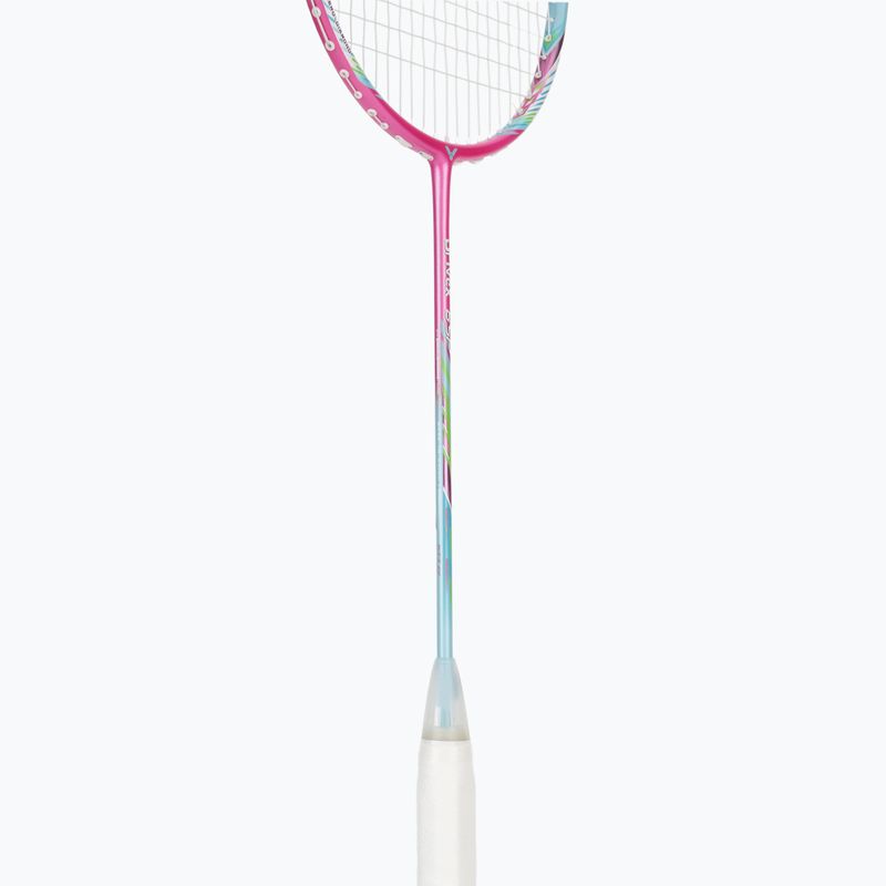Bedmintonová raketa VICTOR DriveX 6SP QM fluorescent rose-red/light blue 4