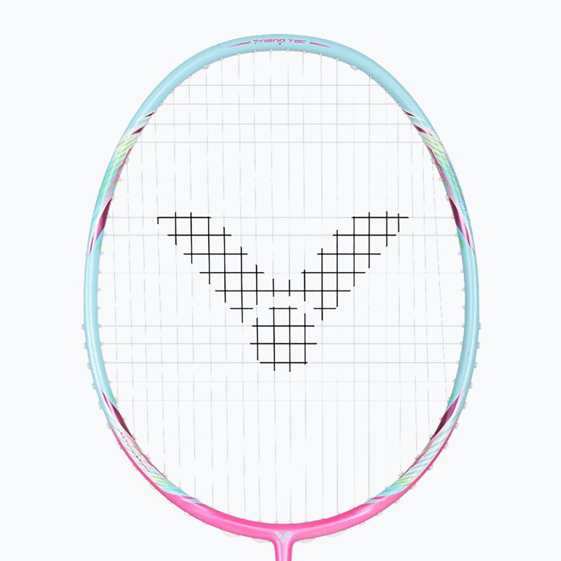 Bedmintonová raketa VICTOR DriveX 6SP QM fluorescent rose-red/light blue 2