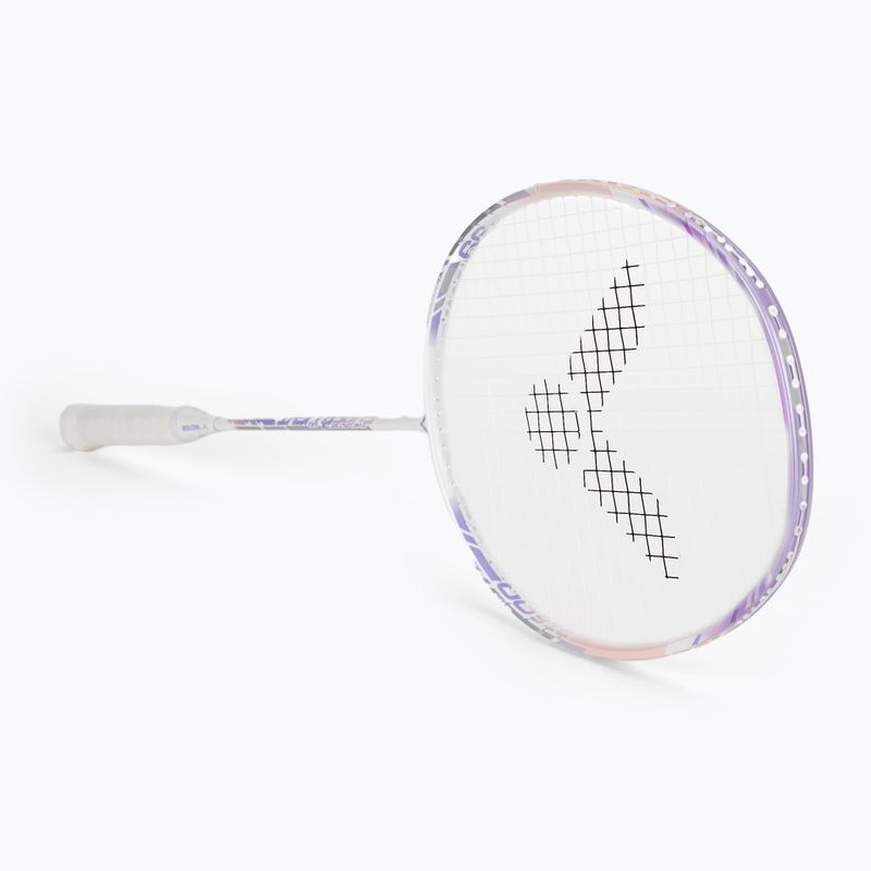 Bedmintonová raketa VICTOR Thruster K 66 AJ white/purple 2