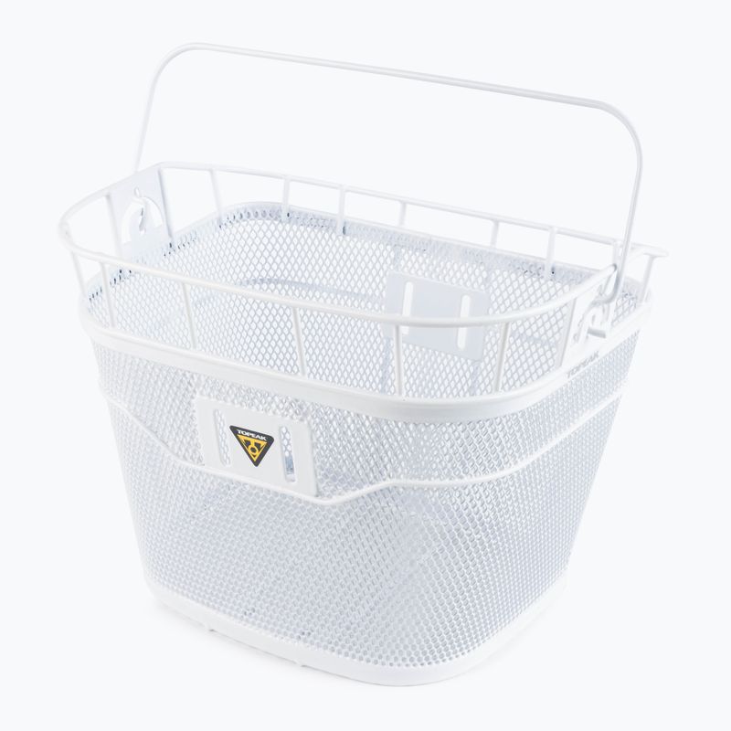 Topeak Basket Košík na bicykel na predné riadidlá biely T-TB2001W
