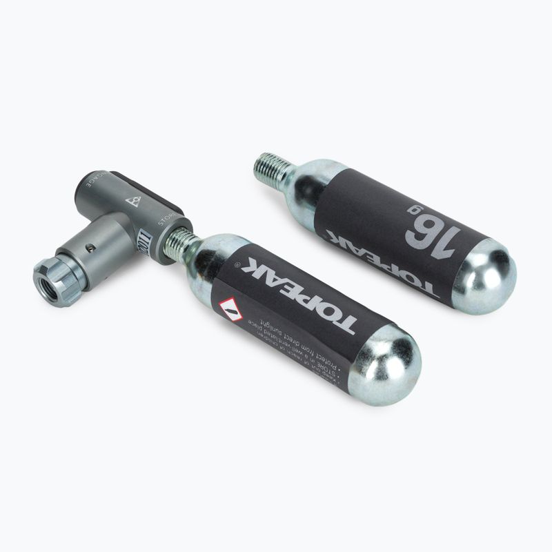 Cyklistická pumpa Topeak Air Booster Race Pod X žltá T-TAB-RPX 3