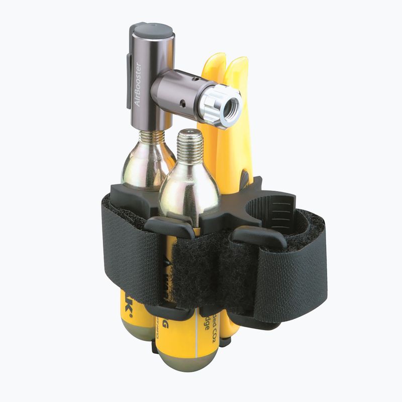 Cyklistická pumpa Topeak Air Booster Race Pod X žltá T-TAB-RPX 5