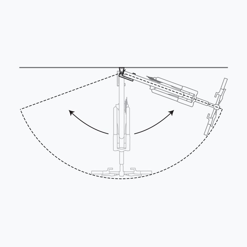 Topeak Swing-Up Ex Bike Wall Holder Black T-TW018 3