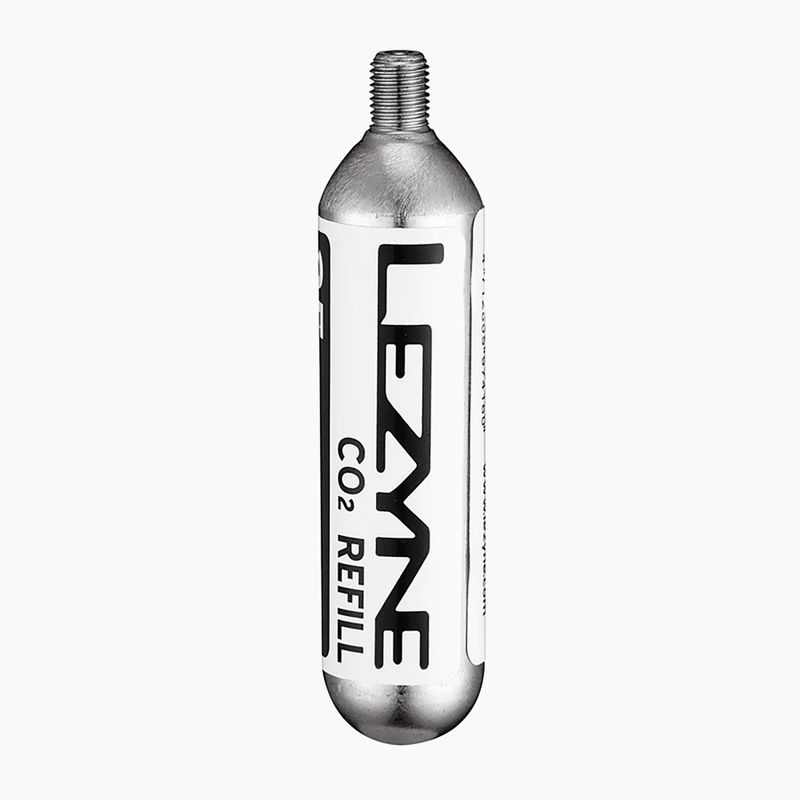 Plynová kazeta pre cyklistickú pumpu Lezyne Co2 silver