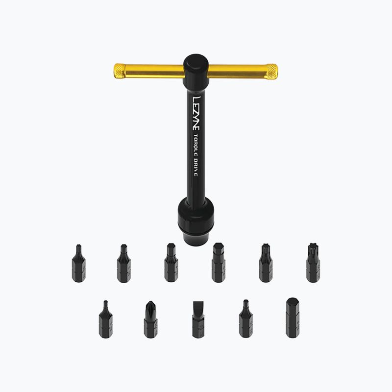 Momentový kľúč Lezyne Torque Drive čierno-žltý 1-MT-TTDR-V14T12 3