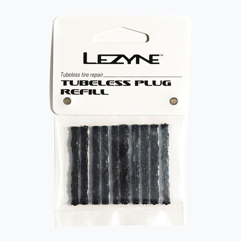 Guma na opravu pneumatík Lezyne Tubeless Plug Refill 10 ks čierna 2