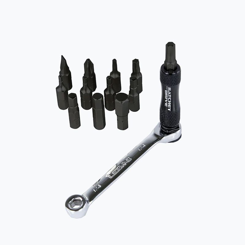 Kľúč na bicykel Lezyne Ratchet Kit čierny 1-MT-RTDR-V16