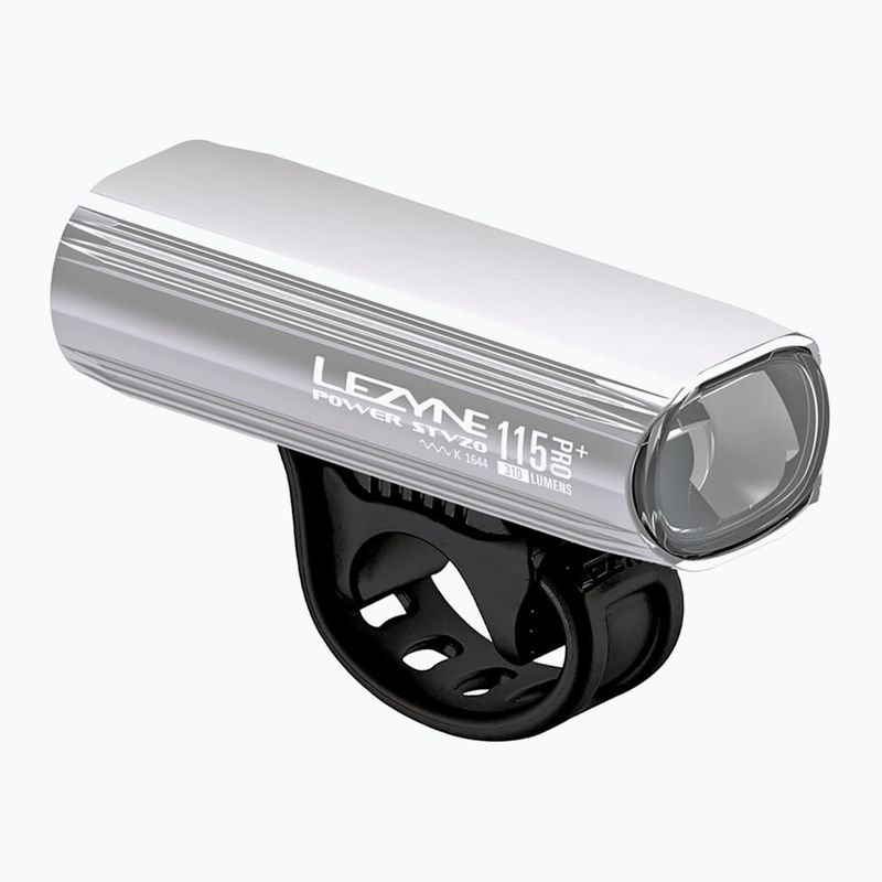 Predné svetlo na bicykel Lezyne Power Stvzo Pro 115 gloss silver