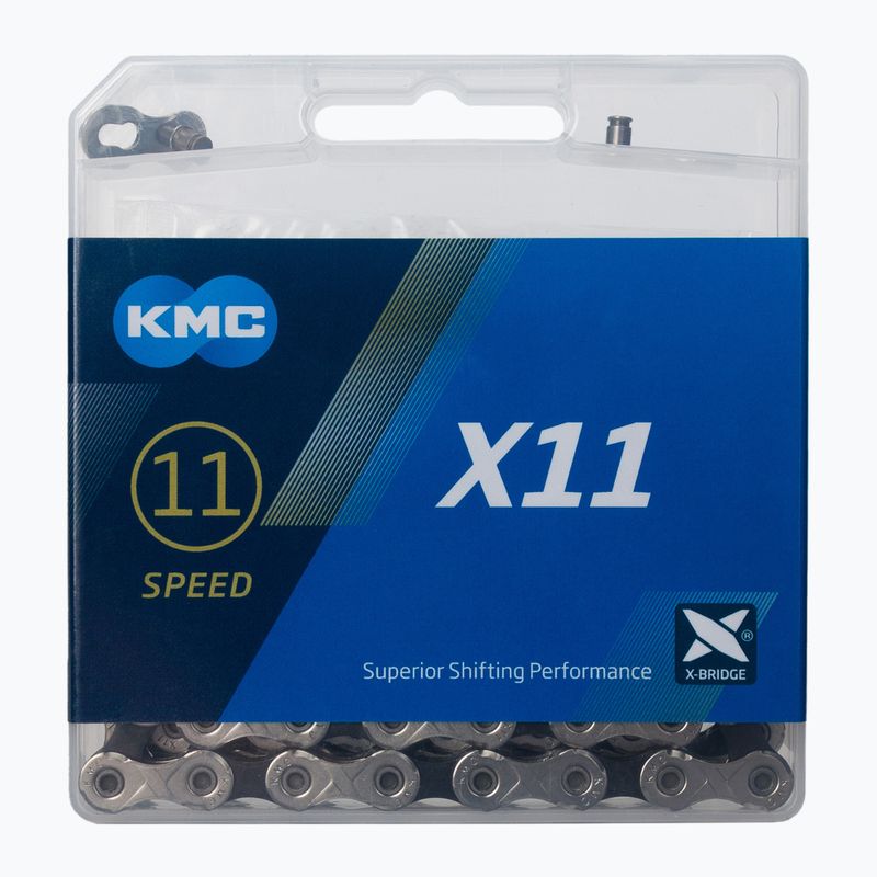 Reťaz KMC X11 118 článkov 11rz strieborná BX11NB118