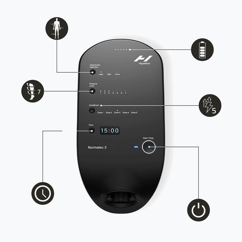 Masážny prístroj Normatec 3.0 čierny 63010 006-0311 3