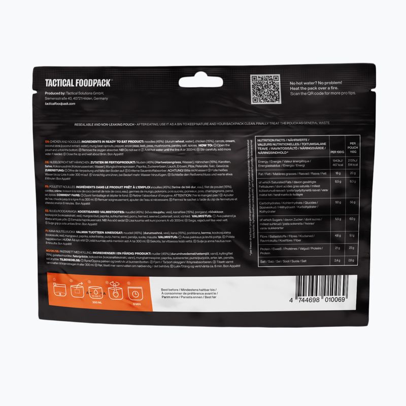 Mrazom sušené potraviny Tactical Foodpack Chicken and Noodles 110 g 3