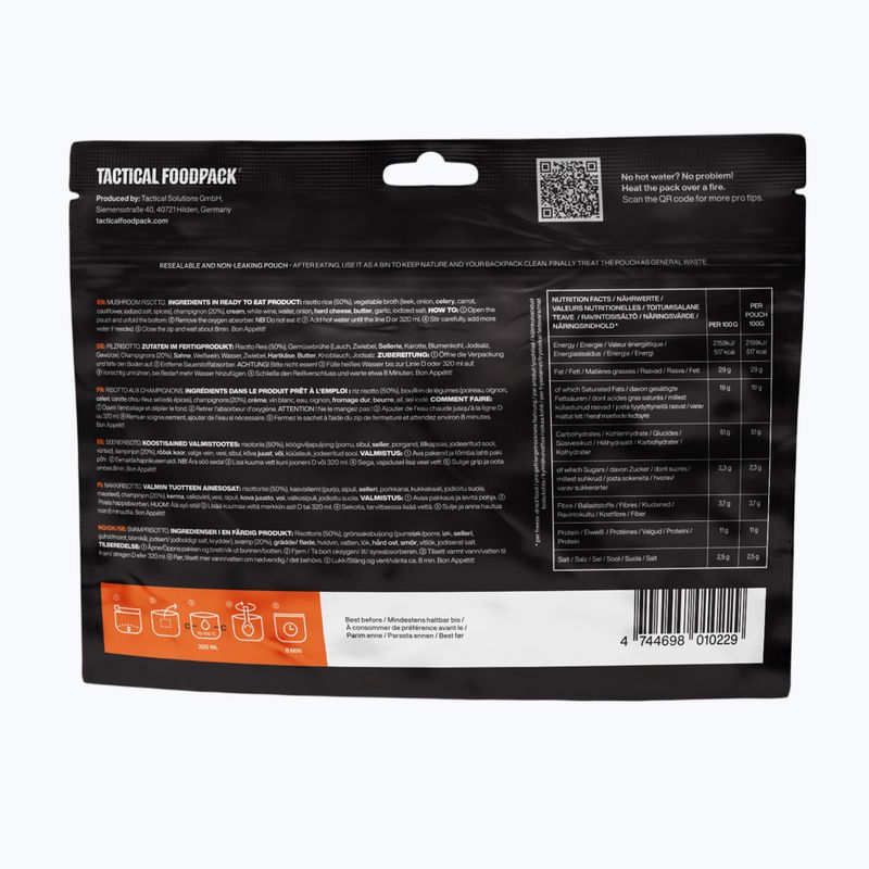 Mrazom sušené potraviny Tactical Foodpack Hubové rizoto 420 g 3