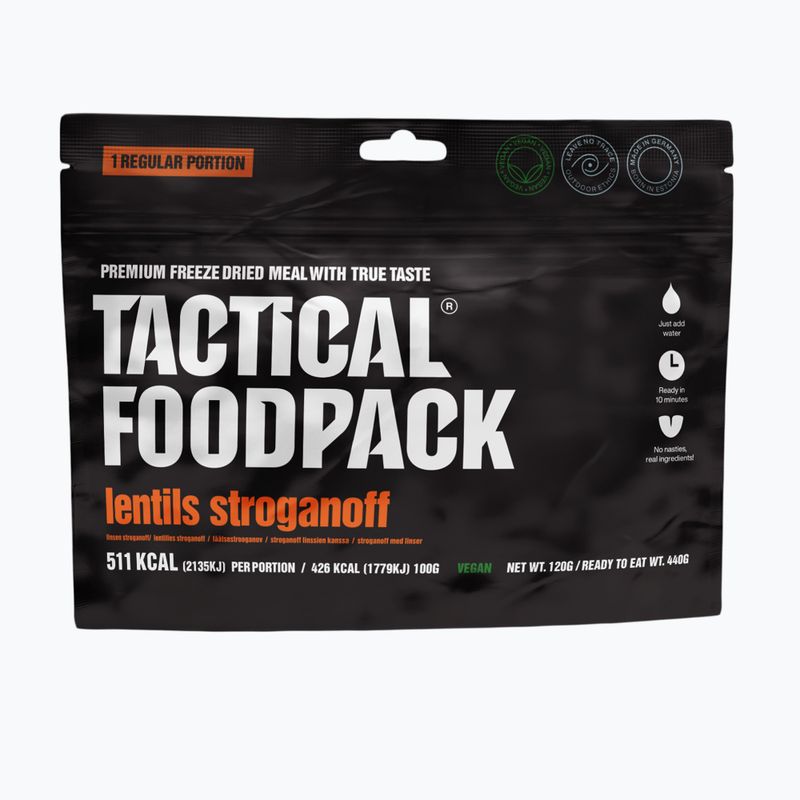 Mrazom sušené potraviny Tactical Foodpack Lentils Strogonoff Vege 120 g 2