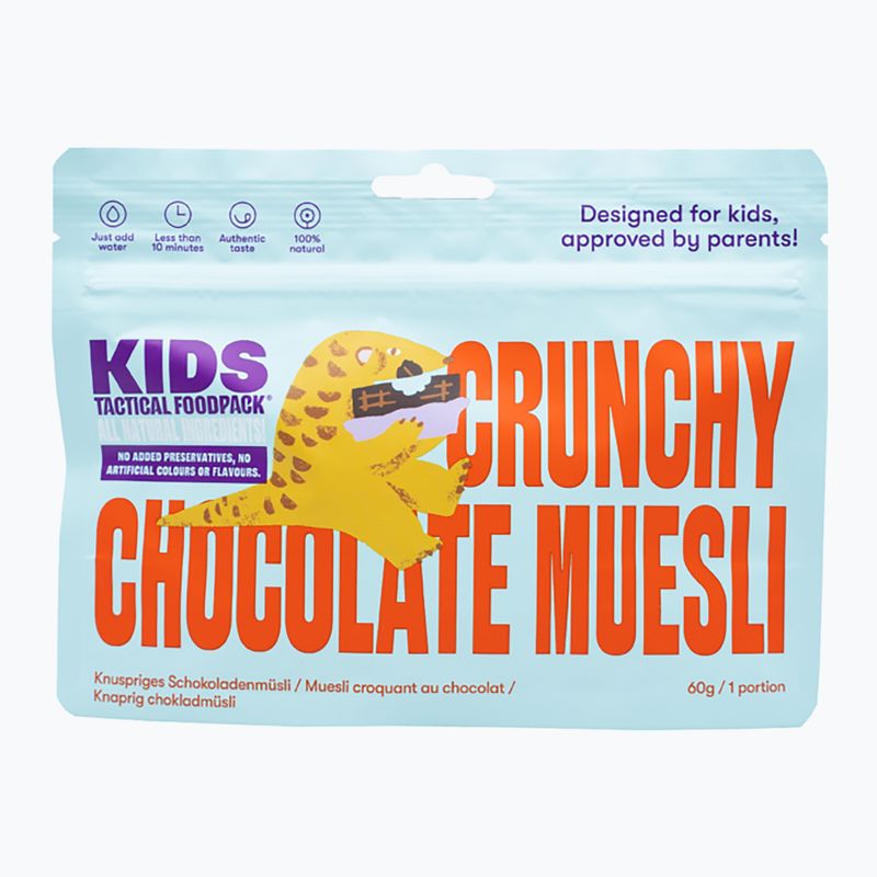 Mrazom sušené potraviny Tactical Foodpack Kids Crunchy Chocolate Muesli 60 g