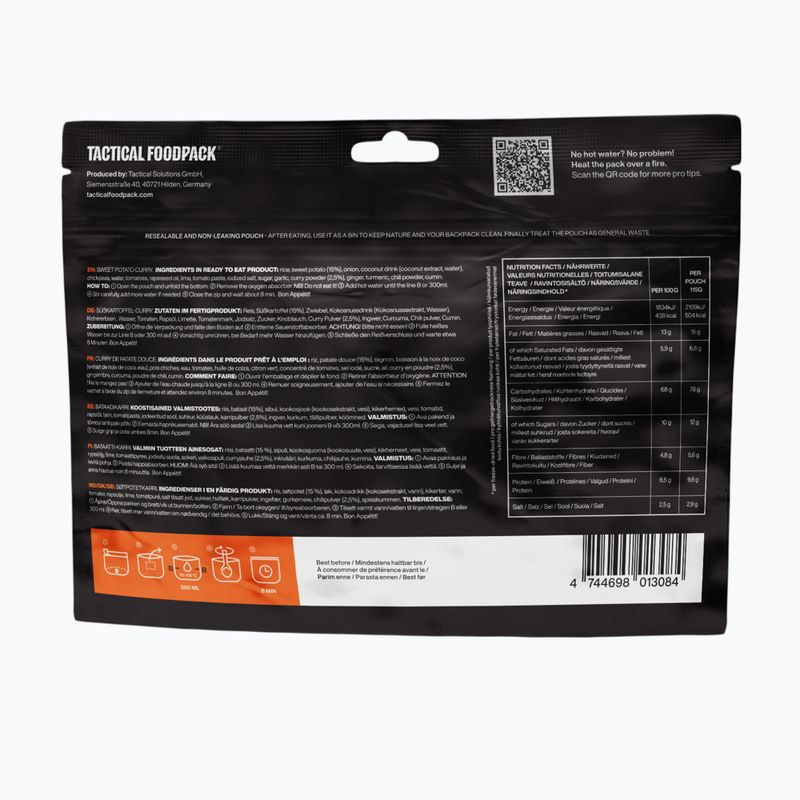 Mrazom sušené potraviny Tactical Foodpack Sweet Potato Curry Vege 415 g 3