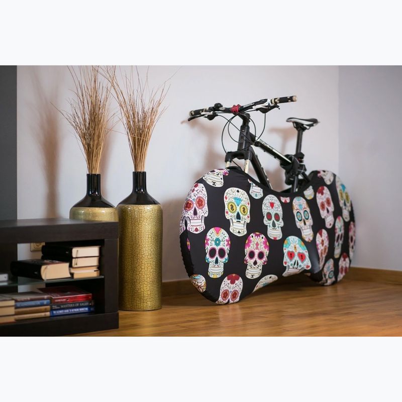 Obal na kolesá bicykla  VELOSOCK Skulls 2
