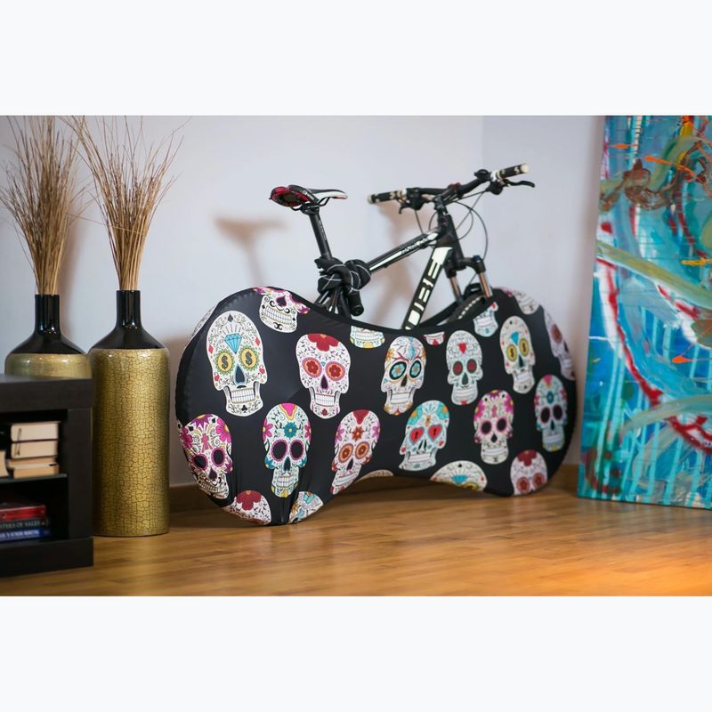 Obal na kolesá bicykla  VELOSOCK Skulls 3
