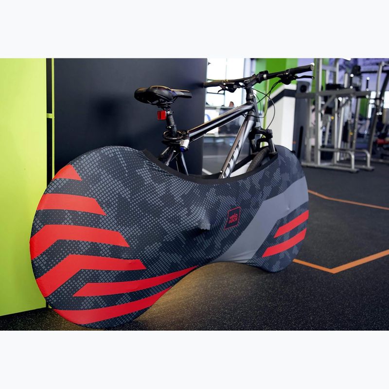 Obal na kolesá bicykla  VELOSOCK Red linie 4