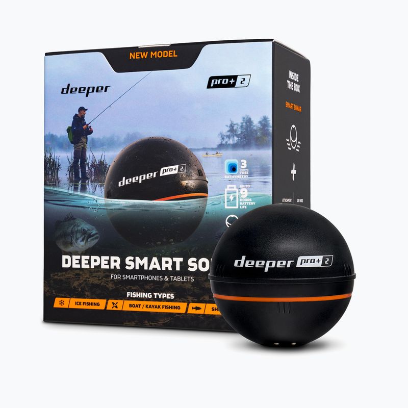 Rybársky sonar Deeper Smart Sonar Pro+ 2 čierny DP5H10S10 2