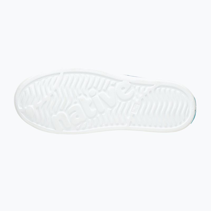 Native Jefferson Print detské tenisky shell white/shell white/neon multi tie dye 12