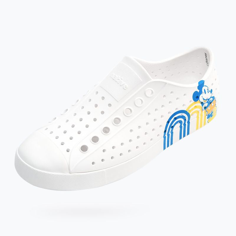 Native Jefferson Tlač Disney tenisky shell white/shell white/positive mickey 12