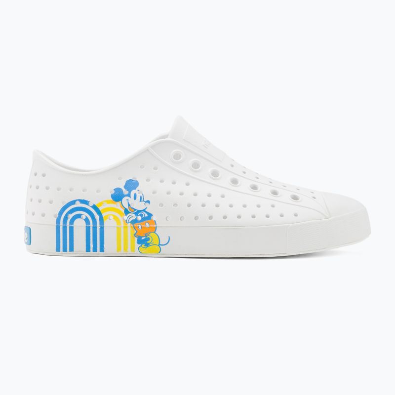 Native Jefferson Tlač Disney tenisky shell white/shell white/positive mickey 2