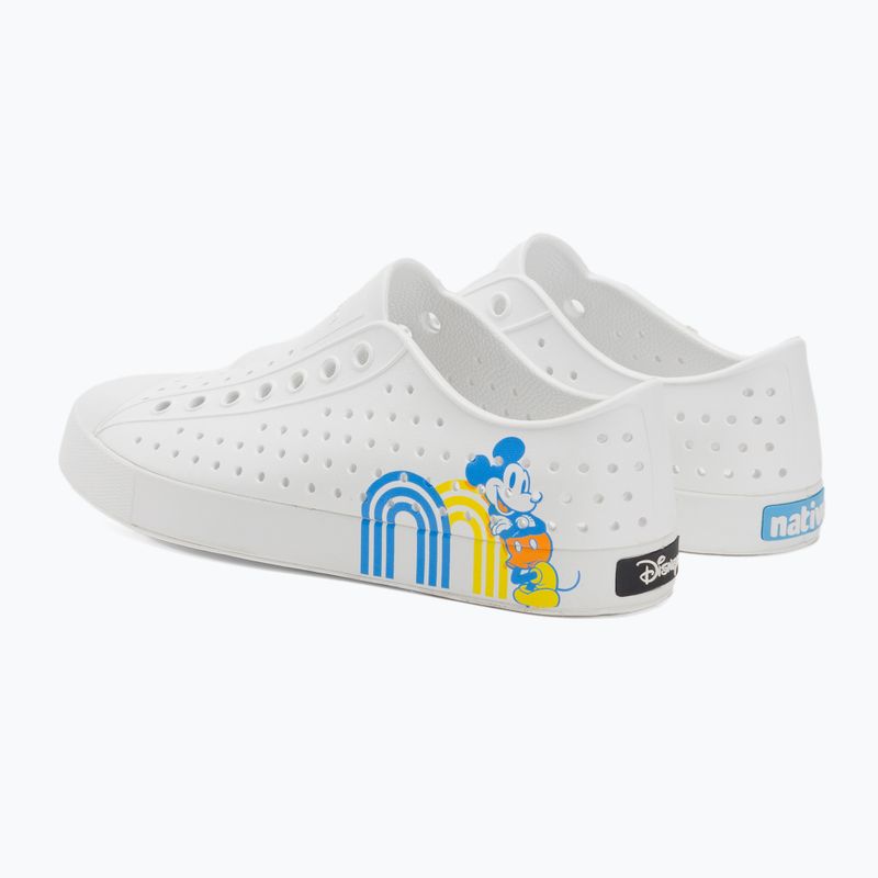 Native Jefferson Tlač Disney tenisky shell white/shell white/positive mickey 3